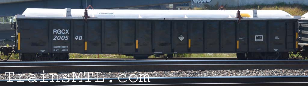 Car/wagon RGCX200548 right side / coté droit